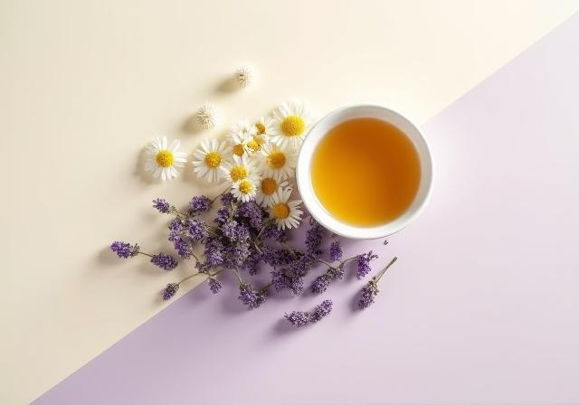 Stress Relief tea with lavender and ashwagandha